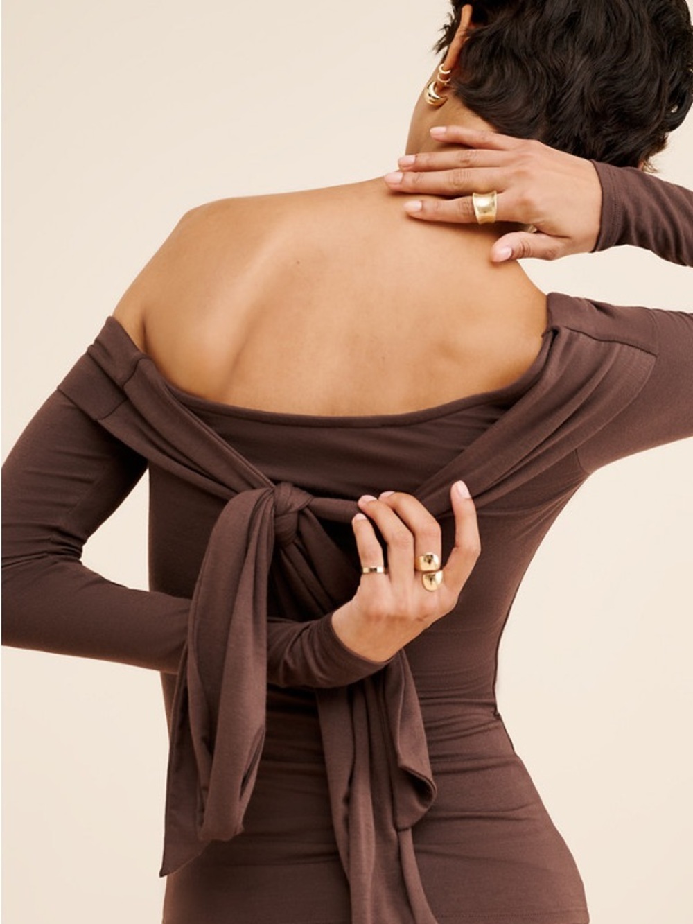 Geel Baron Top in Hickory Brown - Picture 2 of 6